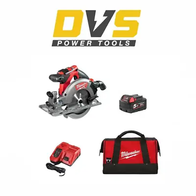 Milwaukee M18CCS55-0 18V Fuel Brushless Circular Saw M18B5 Charger And Bag • £284.95
