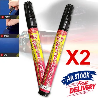 2PCS Car Scratch Remover Pen Painting Coat Repair Pen Clear Car Paint Applicator • $6.85