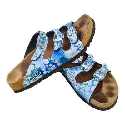 £39.95 • Buy Birkenstock Papillio Florida Leather 3 Strap Sandals  Size EU 39 UK 5.5 Narrow