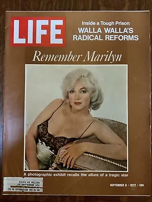 Vintage LIFE Magazine September 8 1972 Marilyn Monroe “A Look Back” • $9.99