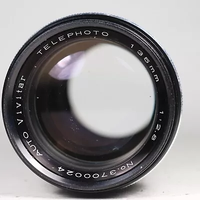 Vivitar 135mm 1:2.8 Telephoto SLR Camera Lens For T4 Mount (no Adapter Included) • $9.99