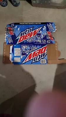  Rare  Mtn Dew White Out Canada Exclusive 12 Pack  Cardboard  Only   No Pop  • $7