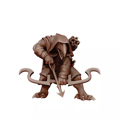 £7.99 • Buy Kenku Ranger Archer - Dungeons And Dragons - Miniature Tabletop RPG 32mm