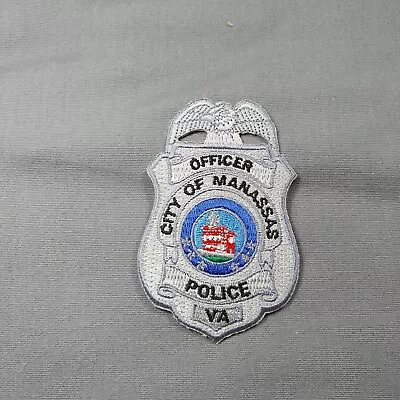 City Of Manassas Police VA Virginia Officer 3.5  Iron On Patch • $18.65