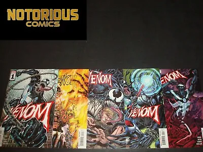 Venom 1 2 3 4 5 Complete Comic Lot Run Set Ram V Ewing Bedlam Spearhead Marvel • $22.49