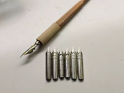 Vintage Hungary Mini Nib 7pc LOT With Plastic Calligraphy Dip Pen • $2.99