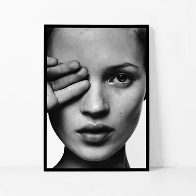 Kate Moss B&W Wall Art Poster Print. A3 A2 A1 Sizes • £44.34