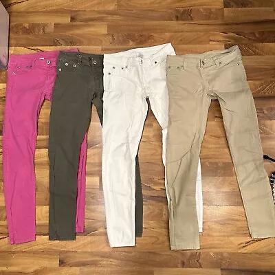 Mixed Lot Of 2 Wet Seal And 2 Blue Asphalt Colored Jeans Size Medium 28x29 • $27.50