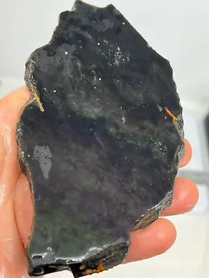 Velvet Aka Peacock Obsidian Slab Lapidary Cabbing Carving Chakra Reiki Mexico • $20