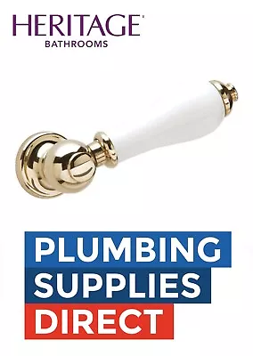 £24.97 • Buy * Traditional Heritage Toilet Cistern Lever / Handle / Ceramic / Gold CPA00