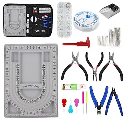$39.22 • Buy Bead Board For Jewelry Making Bead Tray Beading Supplies Flocked Design Necklace