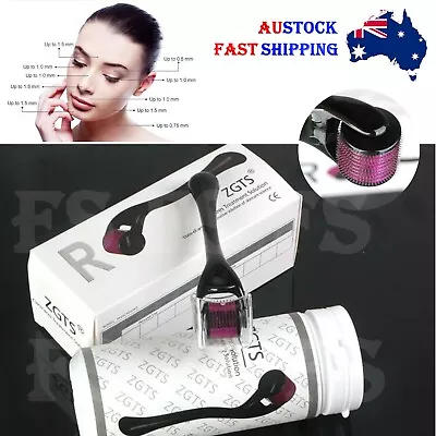 $21.95 • Buy Zgts Titanium Derma Roller 540 Micro Needles Scars Anti Aging Dermaroller *aus S