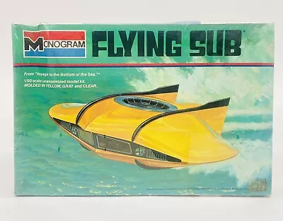 Monogram Voyage To The Bottom Of The Sea Flying Sub 1:60 Plastic Kit 6011 Sealed • $39.95