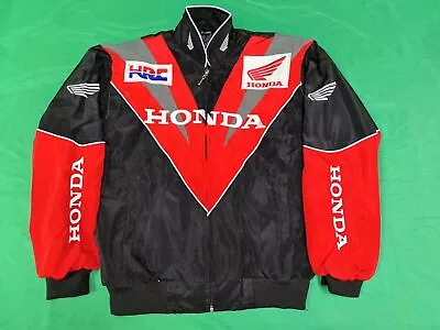 Adult F1 Racing Jacket Vintage HONDA Jacket Ebroidered Cotton Padded • £44.39
