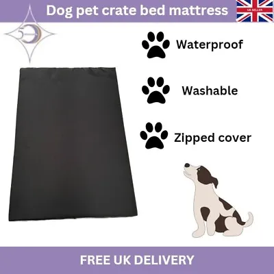 £14.25 • Buy Waterproof Dog Pet Pad Mat Mattress Dog Cat Cage Crate Durable Washable Cover