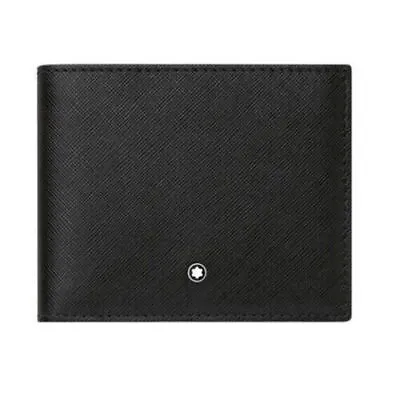 MONTBLANC Genuine 113215 Sartorial Bifold Natural Wallet Mens Leather Gift • $88.99