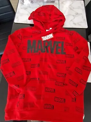 Boys Marvel Red Hoodie 12-13yrs NWT • £11.99