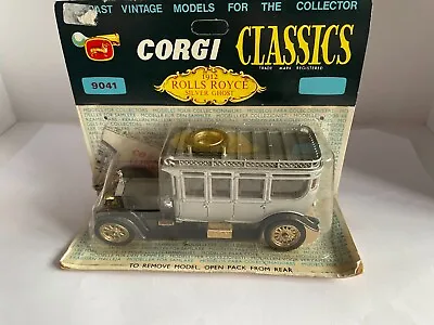 Corgi Toys Classic Rolls Royce Silver Ghost 9041 Original Car Original Card Box • $23.65