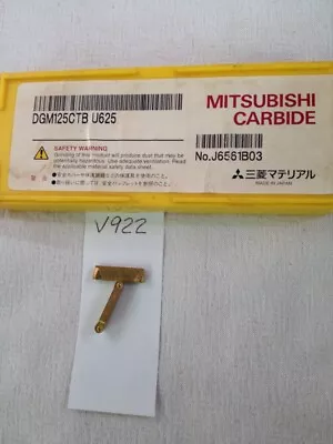 $29.95 • Buy 4 New Mitsubishi Dgm 125 Ctb Carbide Inserts Grade: U625  100% Authentic V922