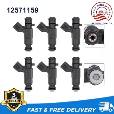 Fit For Cadillac 2005 2006 STS 2004- 2006 CTS SRX 3.6L 6PCS Fuel Injector FJ703 • $47.77