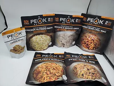 Peak Refuel Premium Freezedried Food 6-pk Asst Like Mountain House W/free Cookie • $74.95