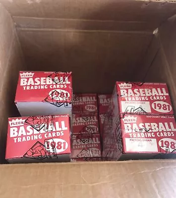 1981 Fleer Baseball Unopened Vending Box BBCE FASC MINT! From A Sealed Case • $174.99