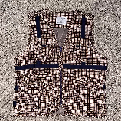 Urban Outfitters Utlity Cargo Vest Mens L Checkered • $20