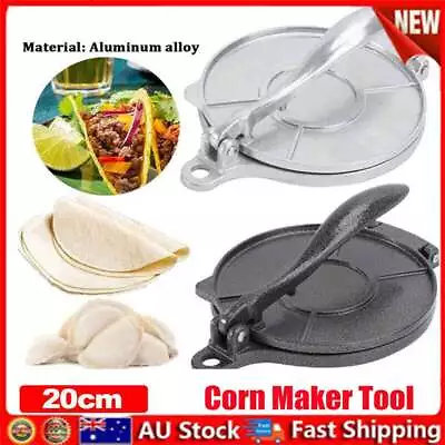 20CM Cast Iron Heavy Duty Tortilla Press Maker Taco MFZd Flour Corn Maker Tool • $22.36