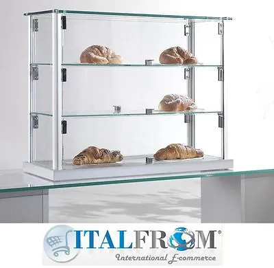 £602.91 • Buy Display Cabinet Counter Bakery Bar Café H50x65x25 Cm Italfrom