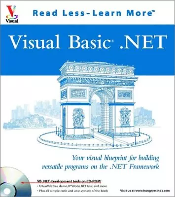 VISUAL BASIC.NET: YOUR VISUAL BLUEPRINT FOR BUILDING By Richard Bowman EXCELLENT • $25.49