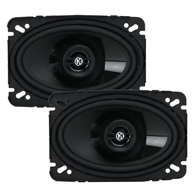 Memphis Audio PRX46 4  X 6  2-Way 120W Max 86dB Coaxial Car Audio Speakers NEW • $99.95