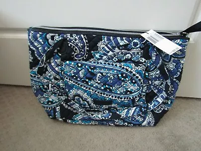 Vera Bradley Carson East West Tote Shoulder Bag Deep Night Paisley  Navy Blue • $44.99