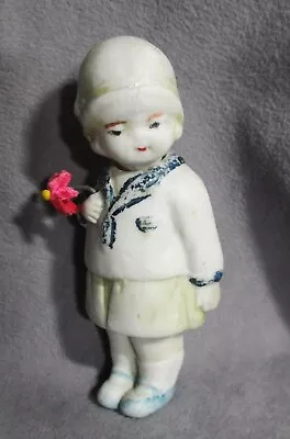 Vintage 3.5  Bisque Doll - Nodder - Bobble Head - Japan • $9