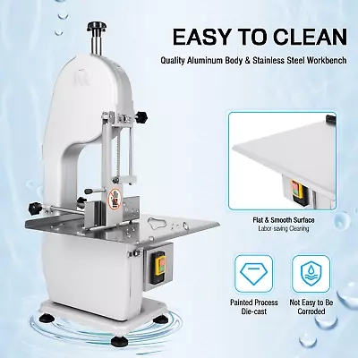 1500W! Electric Bone Saw Machine Commercial Frozen Meat Bone Cutting Band Cutter • $381.90