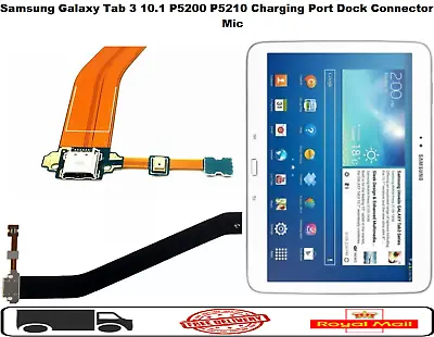 Samsung Galaxy Tab 3 10.1 P5200 P5210 Charging Port Dock Connector Mic • £3.89