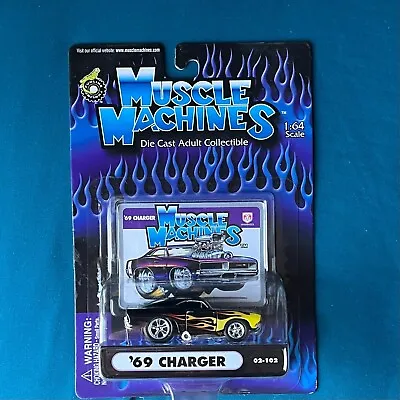 2002 Muscle Machines - '69 Dodge Charger (02-102) • $6.25