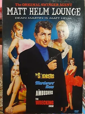 Matt Helm Lounge Dvd Dean Martin Silencers Murderer's Row Ambusher Wrecking Crew • $61.35