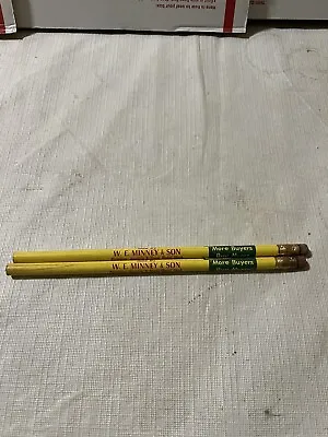 Myers Pumps & Water Systems Wood Advertising Pencils Lampeter Pa W E Minney Son • $14.99