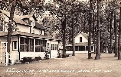 D53/ Milton Junction Wisconsin RPPC Postcard 40s Charley Bluff Lake Koshkonong • $13.80