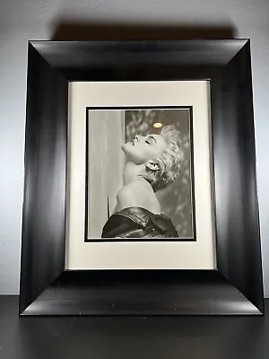 Rare Herb Ritts B&W Glamour Photo Of Madonna 8x10” In 18x22” Frame W/COA • $1499