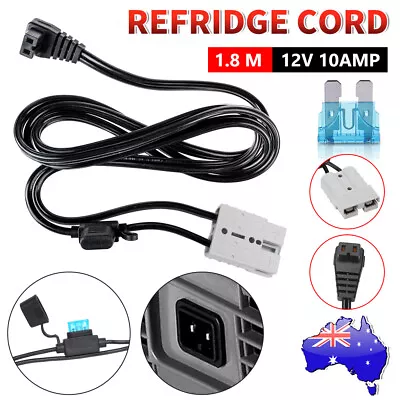 $20.85 • Buy 1.8M 12V Car Fridge Cable C11 Connector 14AWG Extension Lead For Anderson Plug
