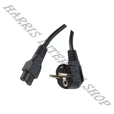 2 Pin EU (3 Prong Clover Leaf) Power Cable/Lead/Cord For Laptop Charger Adapter  • £5.88