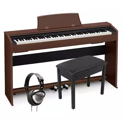 Casio Privia PX-770 Digital Piano - Brown HOME ESSENTIALS BUNDLE • $799.99