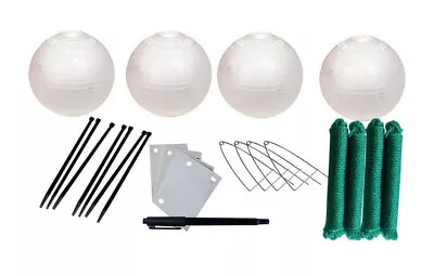 Crab Pot Accessories Kit-4 X 150mm Poly Floats4 Clips4 Id Tags4 Ropes1 Pen • $22.95