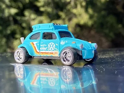 Custom Complete Hot Wheels Volkswagen Baja Bug Lowered With Chrome Realriders • $15