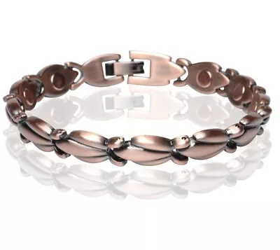 Copper Magnetic Link Bracelet Arthritis Pain Relieve Bracelet Sea Shell • $15.75