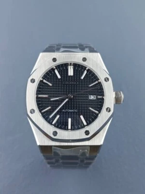 $290 • Buy Seiko Royal Oak Style Mod With Sapphire Crystal And NH35a Automatic Movement