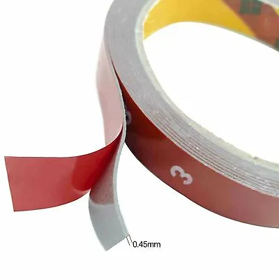 $4.58 • Buy 3M Double-sided Acrylic Foam Tape 3m X 10mm For Truck Jeep Easy Liner Release