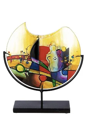 Massive 37cm Picasso Tribute Art Glass Abstract Bust Torso Abstract Vase • £169.99