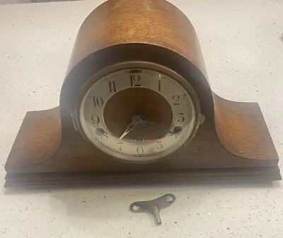 Vintage Napoleon Hat Shaped Mechanical Striking Mantelpiece Clock • £59.99